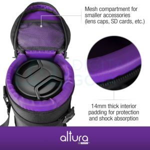 Deluxe Camera Lens Pouch Case by Altura