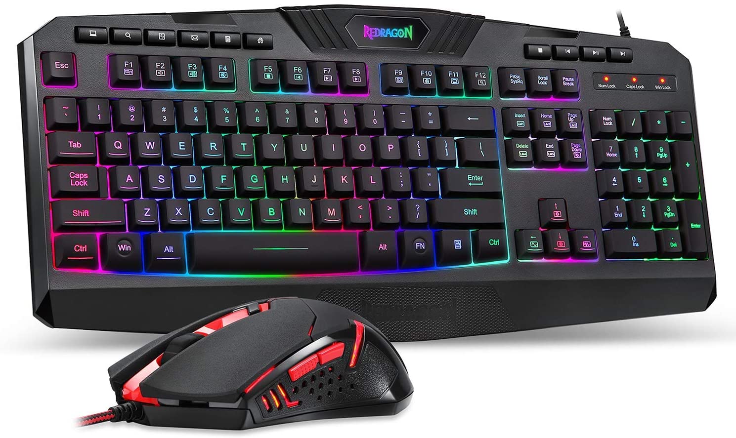 havit game keyboard and mouse color