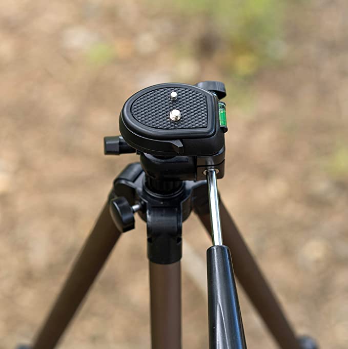 Black Aluminum Quick Release Plate for Tripod PU60 Durable